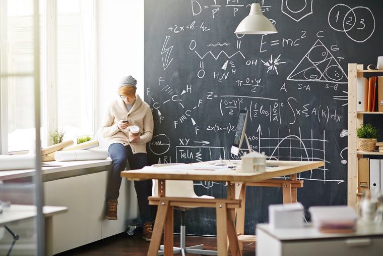 cold classrooms make it hard to concentrate - teacher in winter clothes