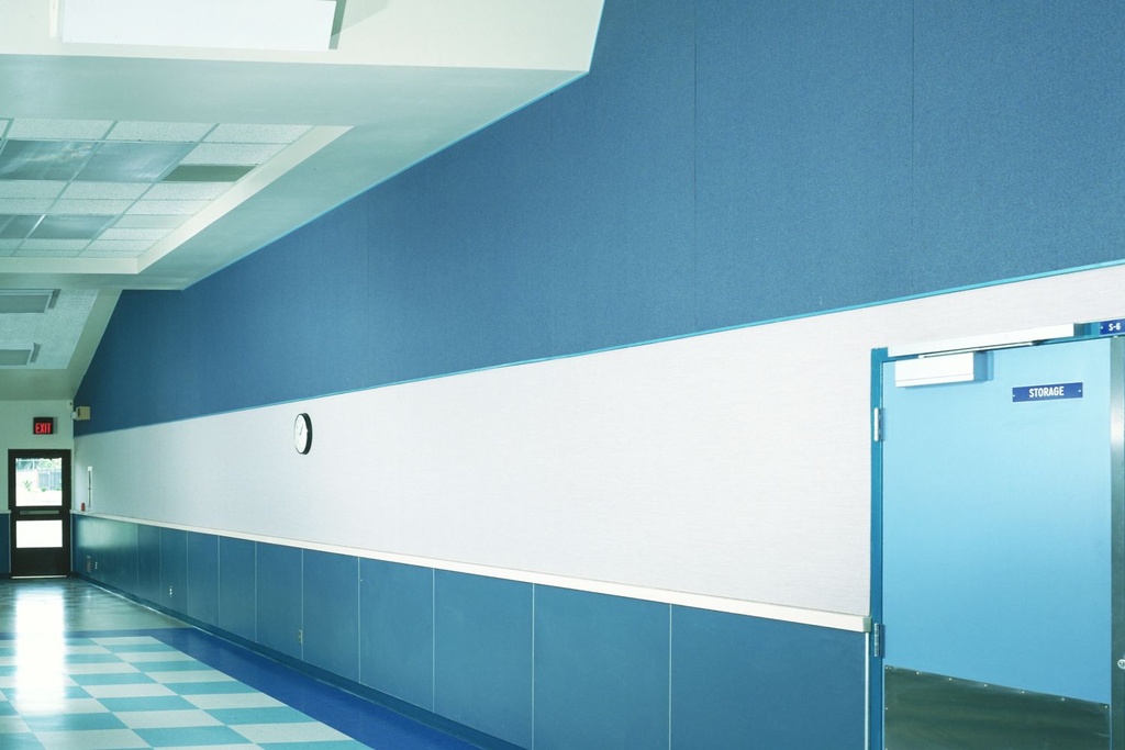 6. Middle School Vertical Seams Hallway