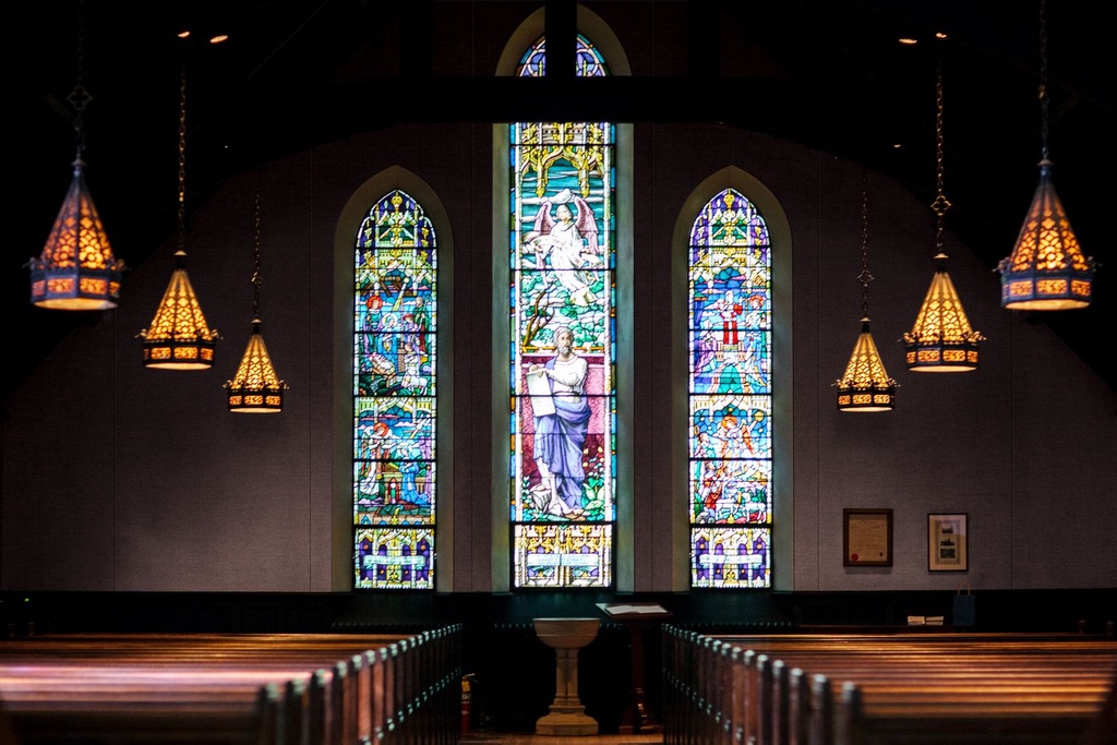 4. Church with Stretched Fabric Wall - Acoustic and Tackable
