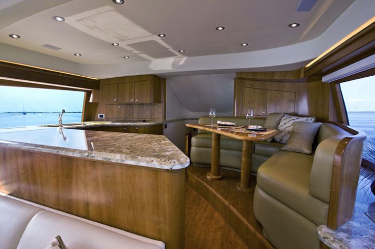 2. Boat Interior Full Installation Dining Room