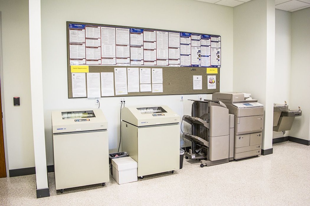 17. Tackable Panel in a Copy Room