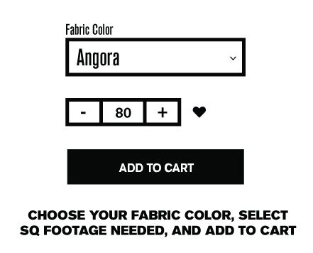 CHOOSE FABRIC By The Square Foot - CHOOSE FABRIC