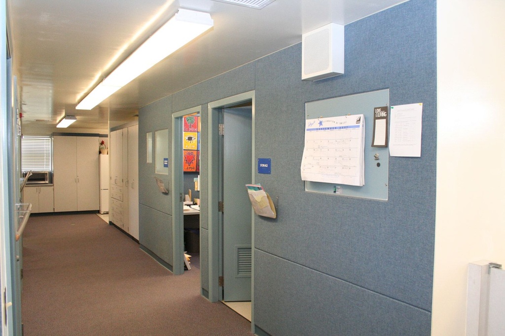 5. School Offices Hallway Wall Covering