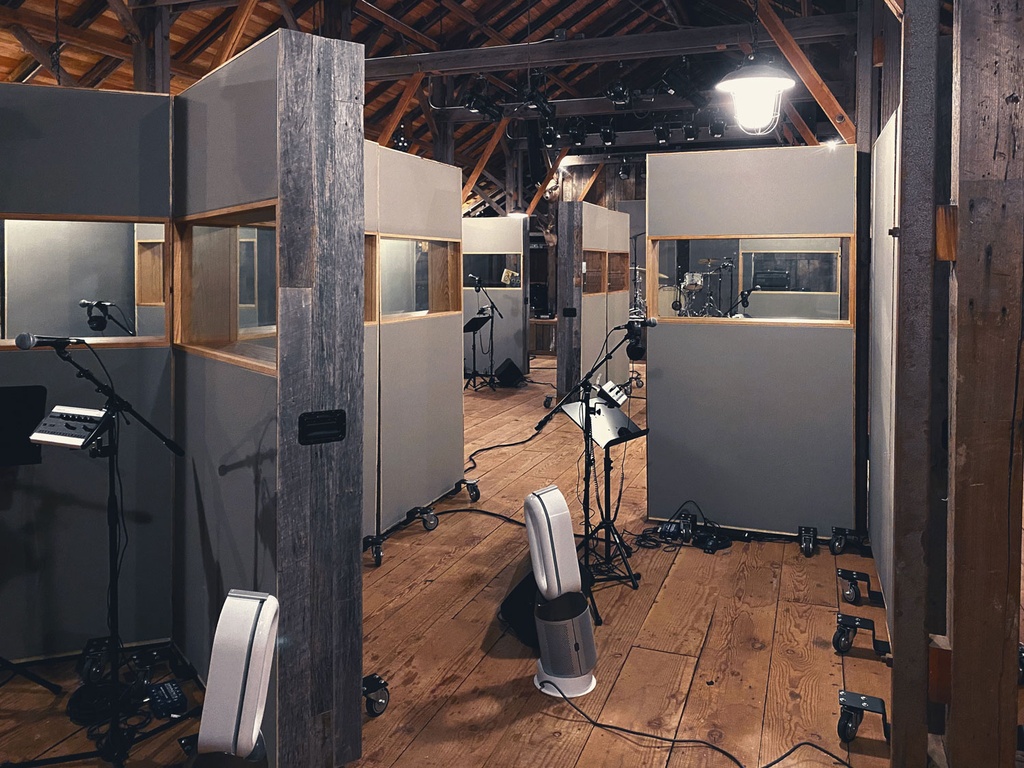 10. Recording Studio with Movable Sound Panels 3