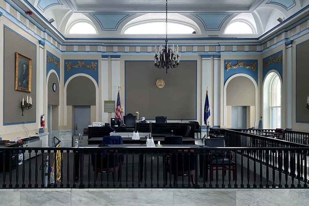 45. Courthouse Custom Installation (Acoustic Walls)