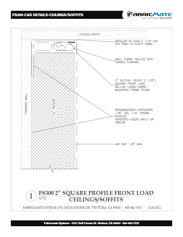 CEILINGS / SOFFITS - FS300