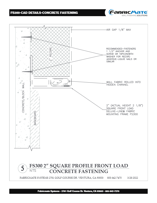 CONCRETE FASTENING - FS300