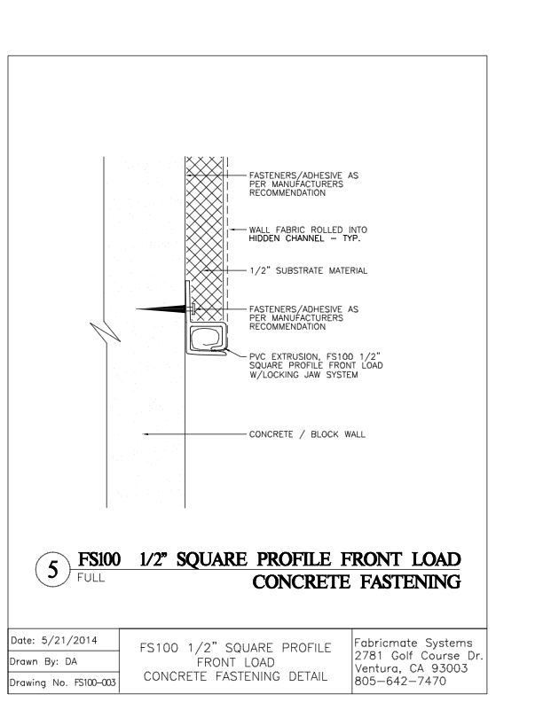 CONCRETE FASTENING - FS100-003